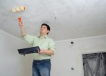 Ремонт крашеного потолка и исправление дефектов после покраски