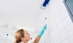 Как помыть потолок и обзор средств для очистки пластиковых панелей