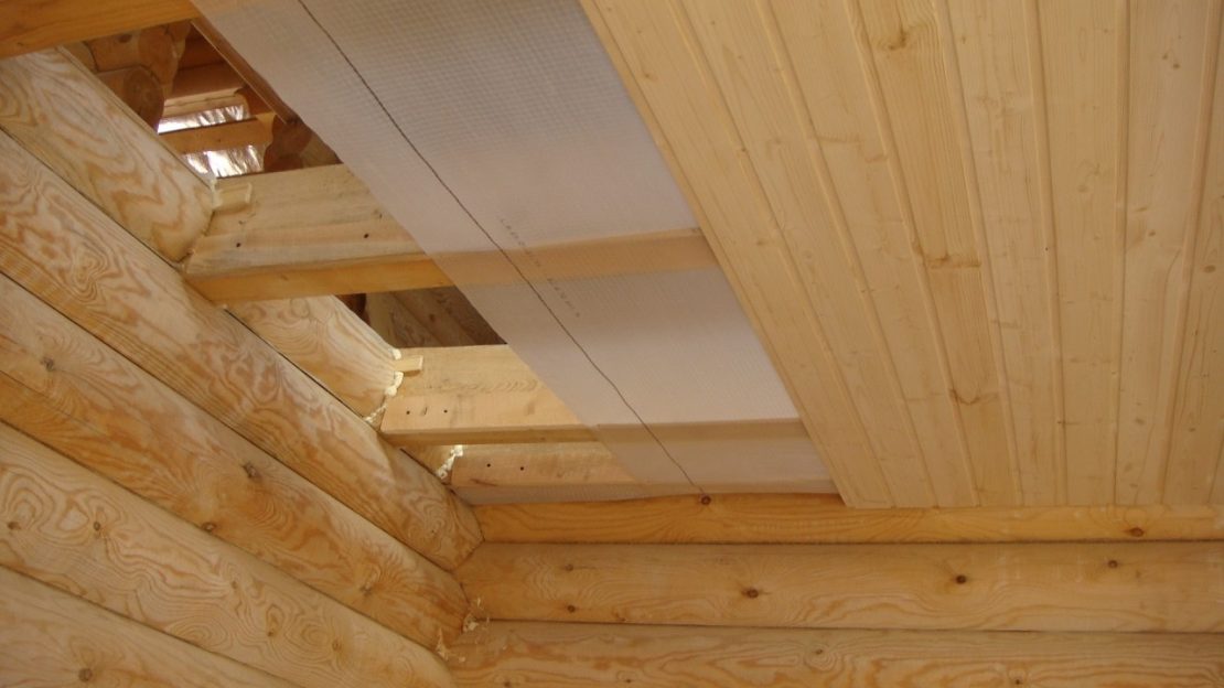 пароизоляция для деревянного потолка
